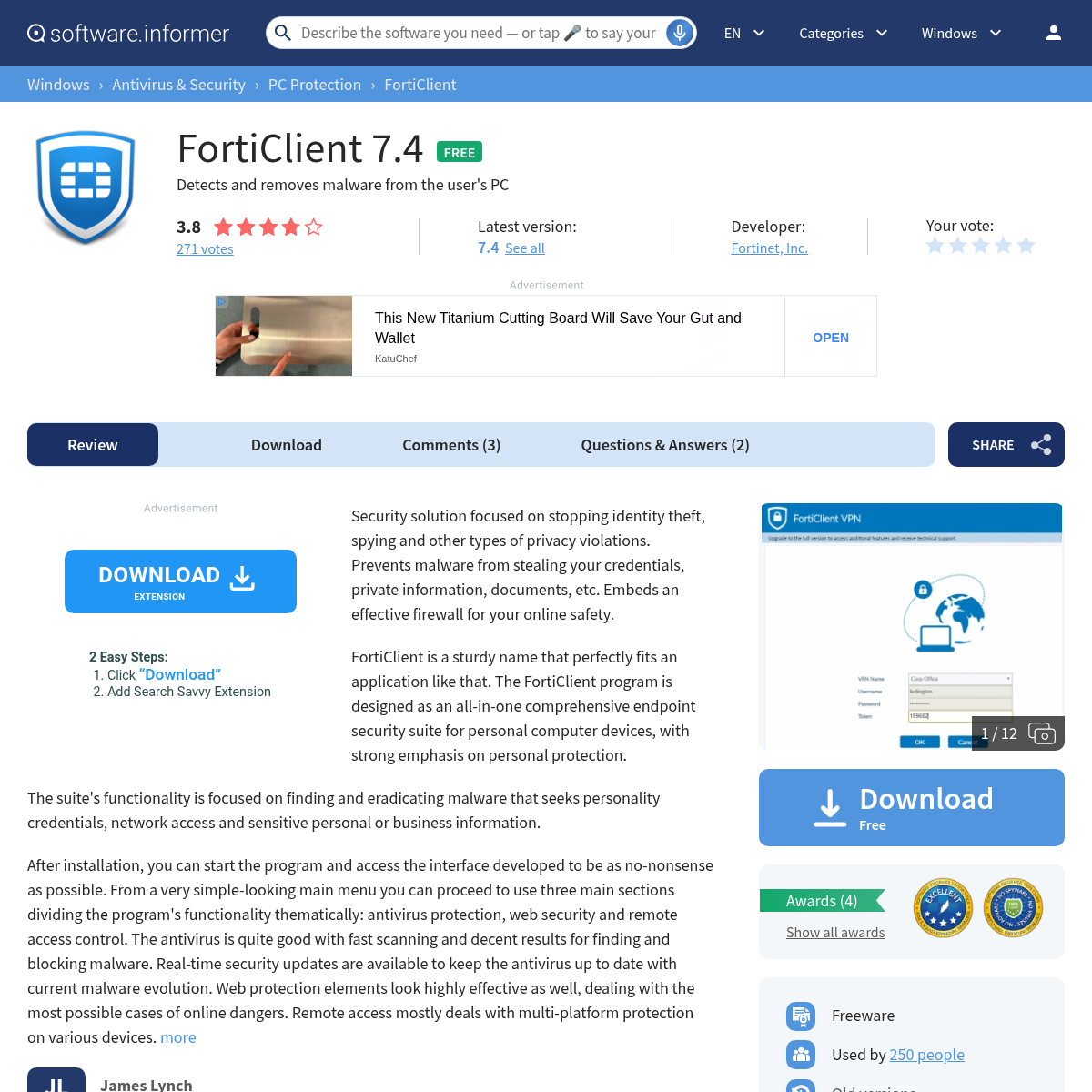 forticlient.informer.com